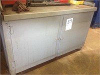 Workbench Cabinet with Metal top