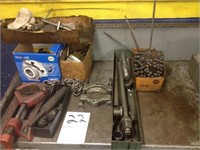 Lot of Bearing Pullers drivers and hones