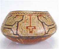 South American Shipibo Pottery Bowl