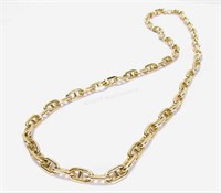 14K Yellow Gold Heavy Chain Necklace