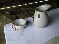 Vintage enamel kitchenware