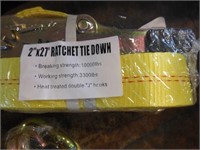 New/Unused 2"x27' Ratchet Tie Down