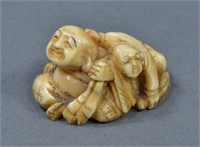 Antique Ivory Figural Netsuke