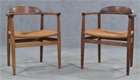 Pair of Mid-Century Modern Danish Style Armchairs