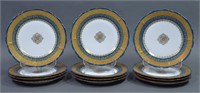 Set of 12 LS&S Limoges Plates