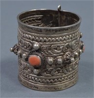 North African Silver Cuff Bracelet
