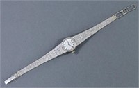 Ladies 14K White Gold Rolex Watch