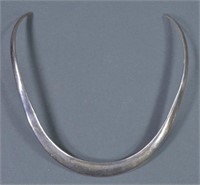 Mexican-Sterling Collar Necklace