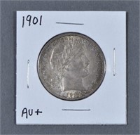 1901 Barber Half dollar