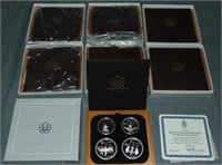 Canada. 1976 Montreal Olympic Silver 4 Coin Set