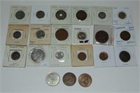 Small Lot of US and Foreign Coins.