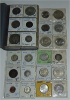 Foreign Coin Lot. With Silver Coins.