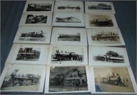Fabulous Lot of Late 19th century Train Photos.
