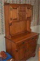 KITCHEN HUTCH MAPLE FINISH