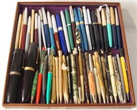 Vintage fountain pens and pencils