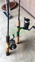 Abu Garcia Spin Cast and ambassador 5000c rods and