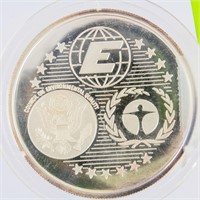 Coin Engelhard 1 ounce Silver Round .999