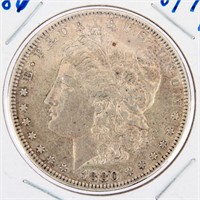 Coin 1880-P Morgan Silver Dollar Rare 8/7 Date