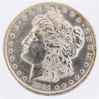 Coin 1881-O Morgan Silver Dollar BU