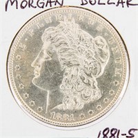 Coin 1881-S Morgan Silver Dollar BU