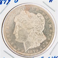 Coin 1879-O Morgan Silver Dollar BU Prooflike