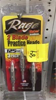 (8) Rage Practice Heads 125gr