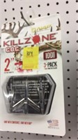 (4) NAP Killzone 100gr 2blade 2" Cut