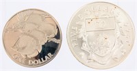 Coin 2 World Coins 1966 Bahama $5 Silver & More