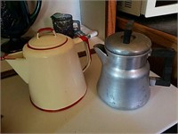 2pc vintage coffee pots