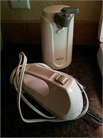 2pc Small Kitchen Appliances, Mixer, Can Opener