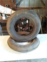 Vintage tractor tires