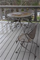 5 PC. IRON PORCH FURNITURE