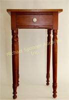 19TH C. CHERRYWOOD LEEDS & GRENVILLE LAMP TABLE