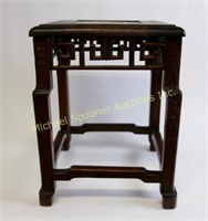 VICTORIAN CARVED WALNUT STAND