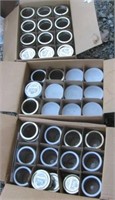(36) Various size canning jars.