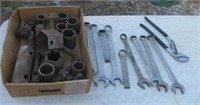 (7) Large wrenches including Craftsman, large