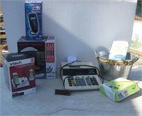 Household items including cordless phone system,