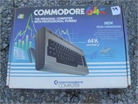 Vintage Commodore computer with original box.
