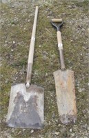 (2) Shovels including flat and spade.