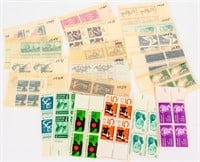 Stamps 25 Piece 5 Cent Commemorative Plate Blocks