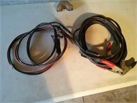 Two pair of jumper cables