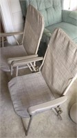 Outdoor folding chairs