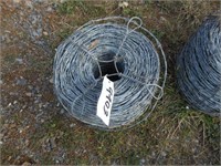 New/Unused 12 1/2 Guage 4.5" Roll of Barb Wire