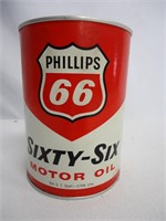 Phillips 66, 1 quart, Motor Oil,  5 1/2" Tall