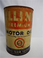Illini Premium Motor Oil Can, 5 quart