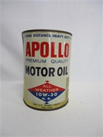 Apollo Premium Quality Motor Oil Can, 1 quart