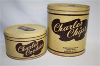 2 Charles Cookies Tins