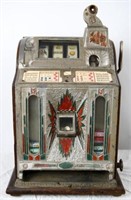 Antique Mills Liberty Bell 5 c Mint Slot Machine