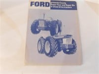 Ford- County Super Four and Super Six Tractor Lit