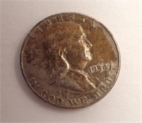 1954 Silver Half Dollar - D Mintmark